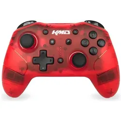 KMD Nintendo Switch Pro Wireless Controller (Switch), Gaming Controller, Rot, Schwarz