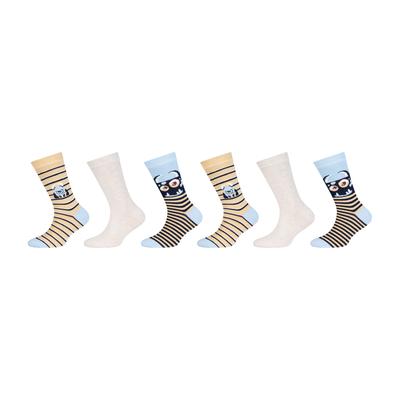 Socken S.OLIVER, Mädchen, Gr. 35-38, bunt (cerulean), Obermaterial: 63% Baumwolle, 35% Polyamid, 2% Elasthan, Socken Socken, für Kinder, mit OCS-Zertifizierung