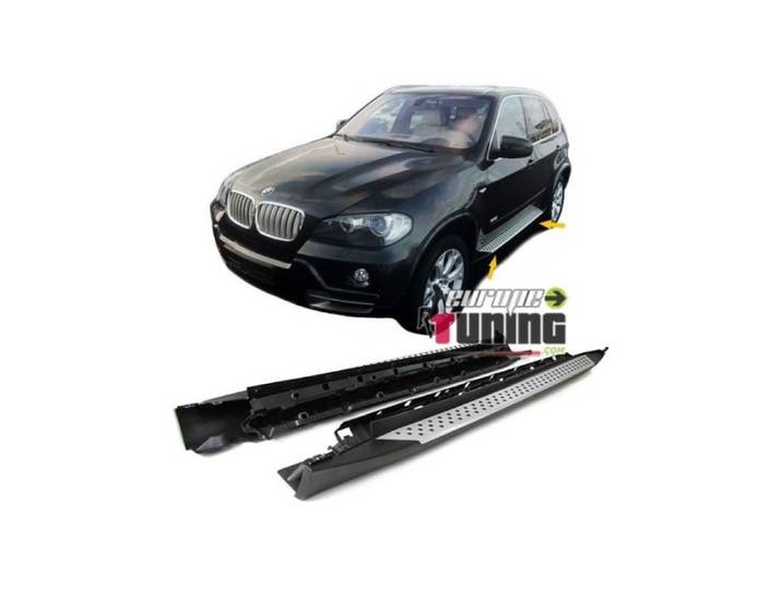Marches pieds - EUROPETUNING - BMW X5 E70 - 2007-2013 - Aluminium - Côté droit et gauche