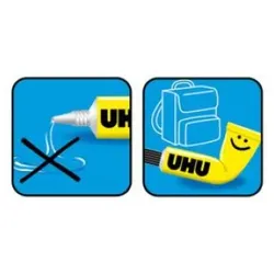 UHU® 45040 ALLESKLEBER Kraft FLEX+CLEAN - transparent, Kunststofftube 42 g