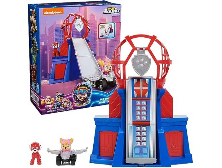 Spin Master Paw Patrol The Movie 2 reddingstoren set + Pup Squad accessoires