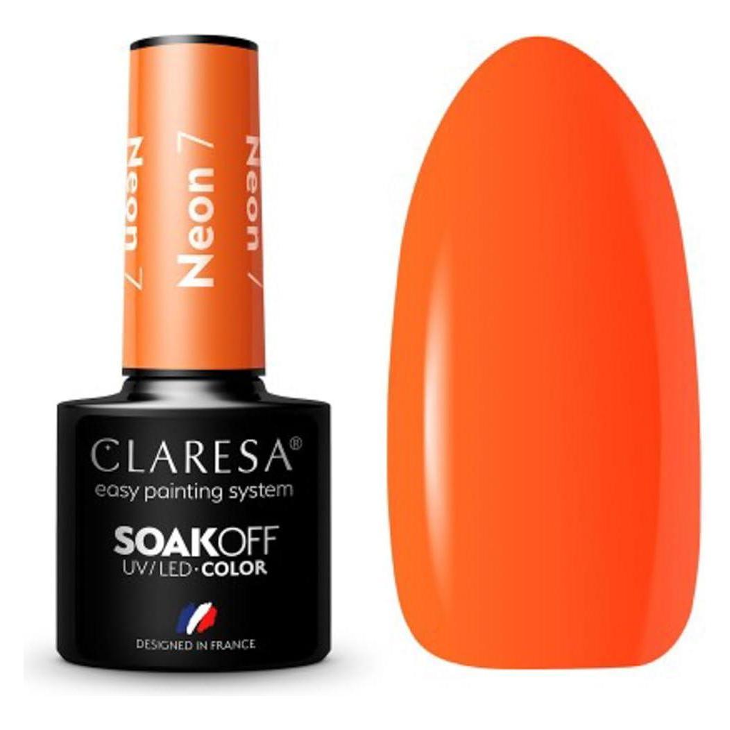 Claresa Soak Off Uv/Led Neon Gel Polish 7 5G (Neon, UV-Gel Lack) (5902846077022)