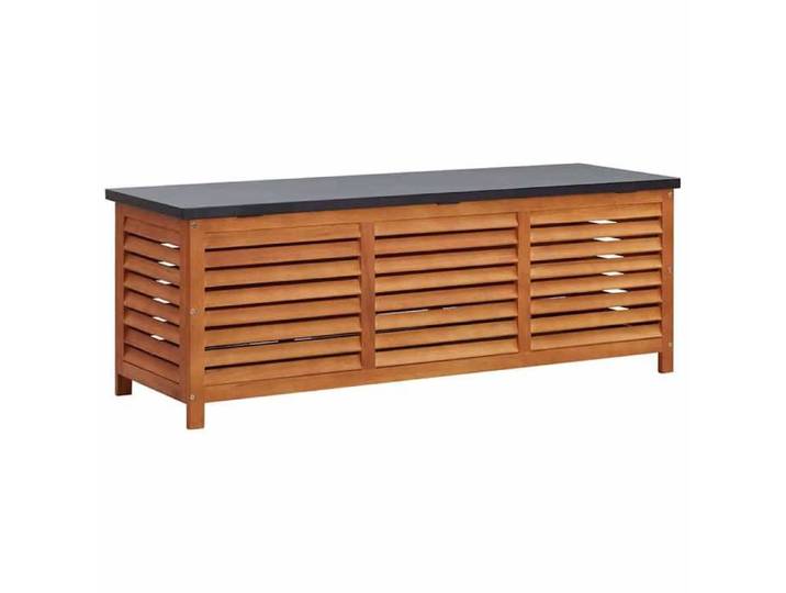 SOLOM@Boîte de rangement de jardin - KEENETH - Caisse de Rangement Pour Extérieur Patio 150x50x55cm Eucalyptus solide Sep48390