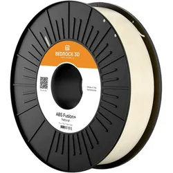 Bedrock 3D ABSF-0201a075 ABS Fusion+ Natural 1.75 mm 750 g Filament ABS 1.75 mm (ABS, 1.75 mm, 750 g), 3D Filament, Beige