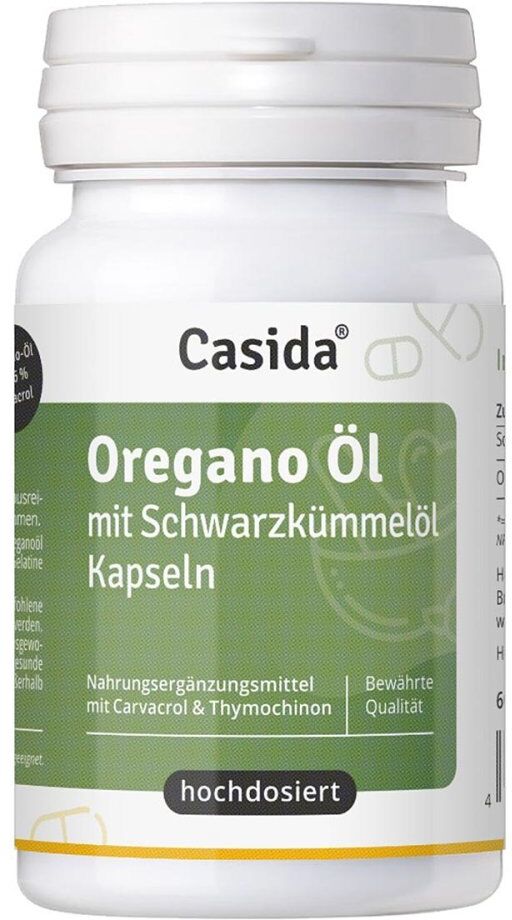 Casida Oregano Öl mit Schwarzkümmelöl Kapseln 60stk
