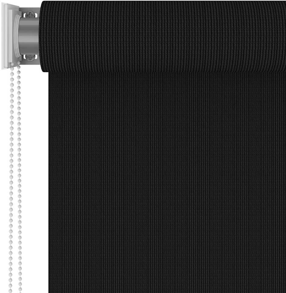 vidaXL Store roulant d'extérieur 225 (l) x 230 (H) cm noir
