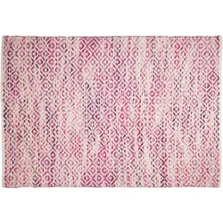 Tom Tailor Handwebteppich Smooth Comfort diamond pink 160 x 230 cm