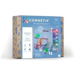 Connetix Magnetbausteine Kugelbahn Pastel Ball Run Expansion Pack 80 tlg.