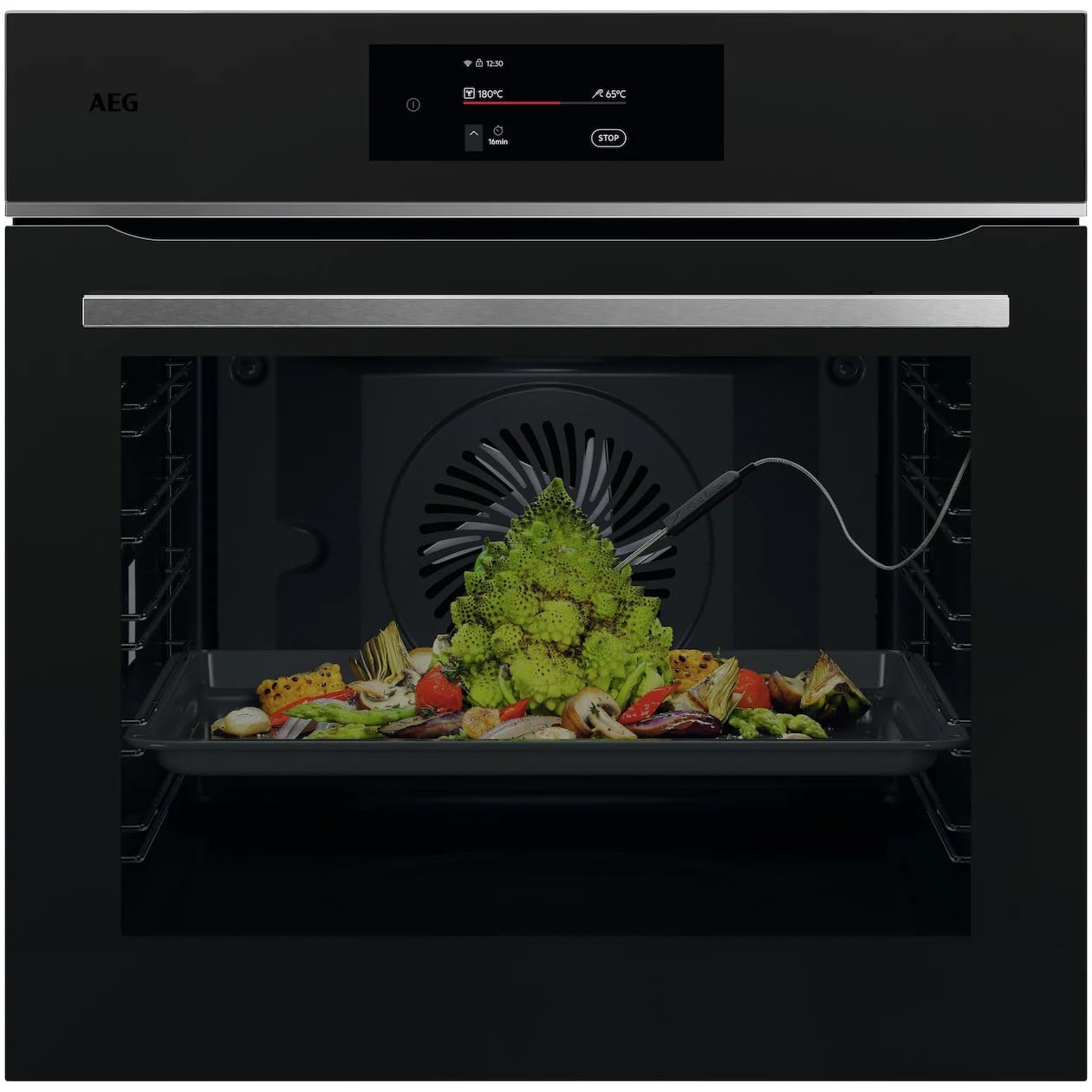 AEG TE8PB73ZAT Inbouw oven Zwart