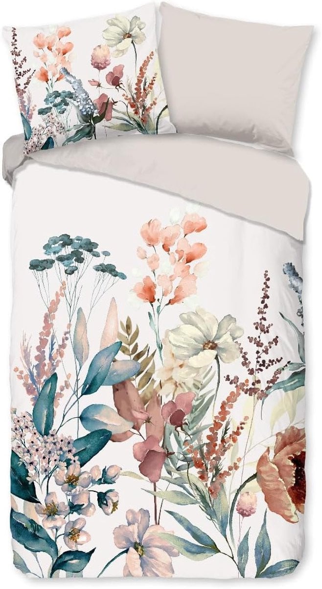 Dekbedovertrek Flanel Aime Multi B/D/H: 200 x 220 cm