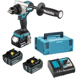 Makita Akku Bohrschrauber DDF486RT3J 18V 130Nm + 3x Akku 5,0 Ah + Ladegerät