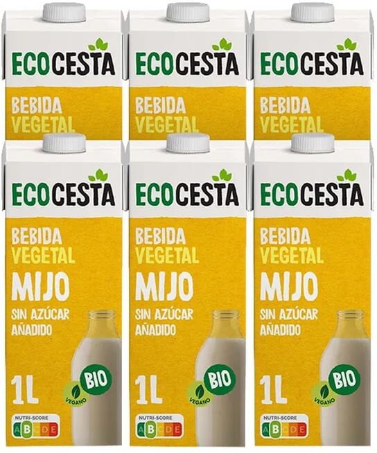 Ecocesta Bebida Vegetal De Painço Sem Adição De Açúcares Bio 6 Unds 1 L