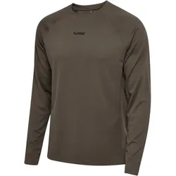 hummel hmlMOMENTUM langarm Trainingsshirt Herren 0554 - major brown S
