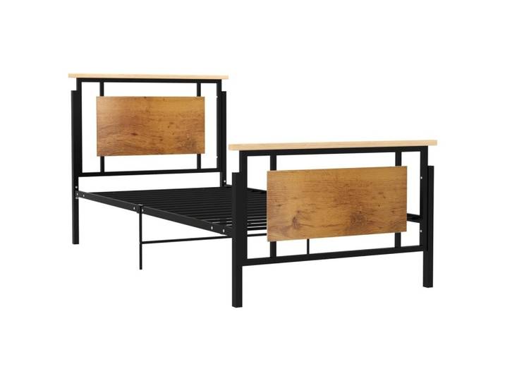 vidaXL Bett Bettgestell Metall 90x200 cm