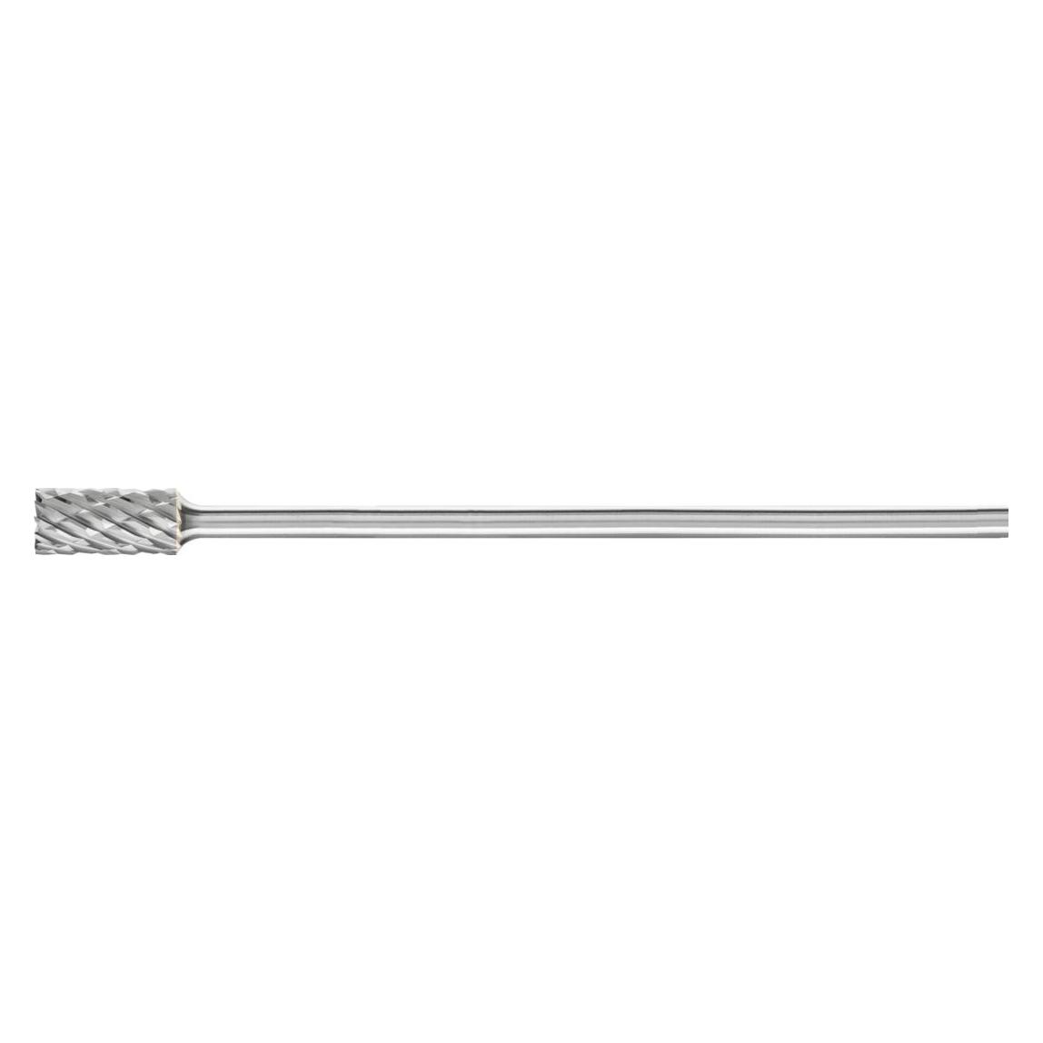 Pferd Hartmetall Hochleistungsfrässtift STEEL Zylinder ZYAS stirn Ø 12x25 mm Schaft-Ø 6x150mm Stahl (ZYAS 1225/6 STEEL SL 150)