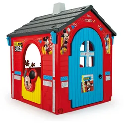 INJUSA Disney Mickey Mouse Spielhaus für Kinder ab 3-6 Jahren – Kinderhaus Spielzeughaus mit Fenster, Tür & Außentheke
