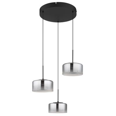 GLOBO LIGHTING LED Pendelleuchte "BELINDA", schwarz, 1 Stk., Leuchten, Hängelampe/Hängeleuchte/Wohnzimmer/Esstisch/elegant, LED Pendelleuchte