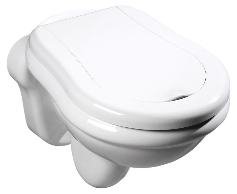 RETRO Hänge-WC, 38x52cm, weiß