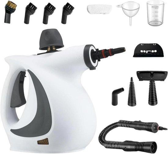 WAN Stoomreiniger met 12 accessoires en 3.2 bar druk - Wit