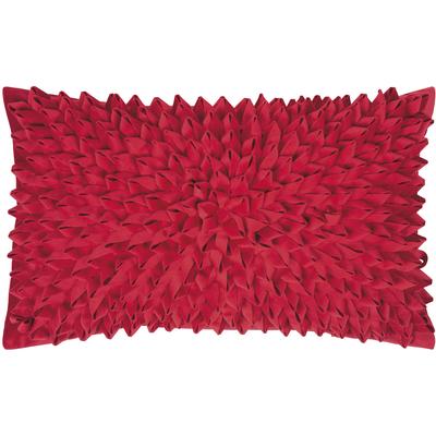 Dekokissen PAD "Sentiment", rot (rot, unifarben), B:30cm L:50cm, Polyester, Dekokissen_Sitzkissen_Kissenhüllen, 3D