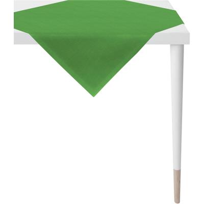 Mitteldecke APELT "Arizona, Uni-Basic", grün, B:95cm L:95cm, Leinen, Polyester, Tischdecken, Mitteldecke, Leinenoptik