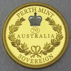 Goldmünze "Australia Sovereign" 2022 (PP) Privy Mark 70 (Australien)