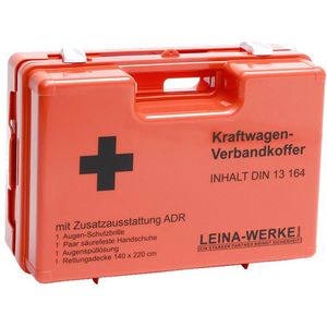 Leina-Werke Erste-Hilfe-Koffer ADR, DIN 13164, Zusatzausstattung für Gefahrgut