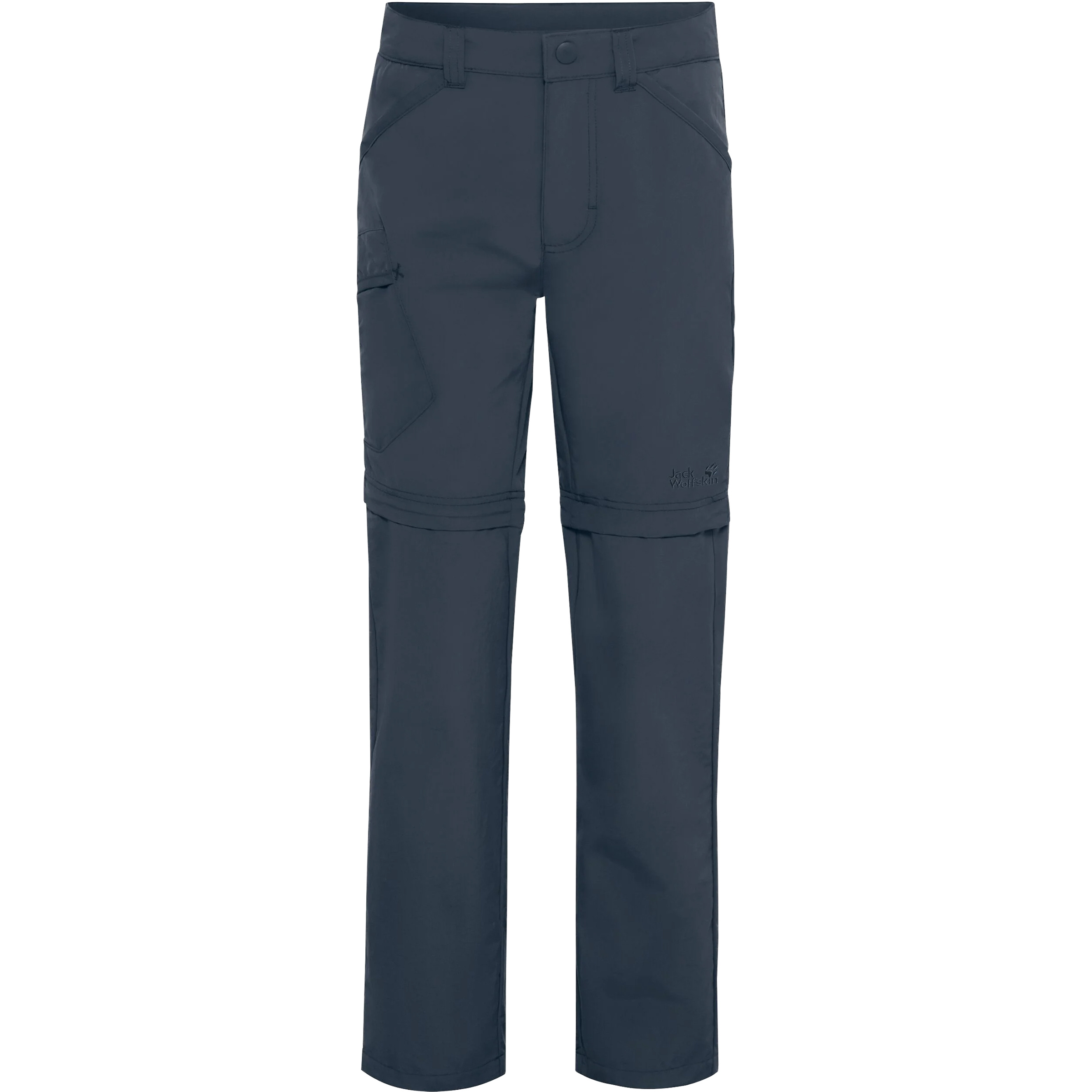 Jack Wolfskin Safari Zip Off Hose Kinder Zip-Hosen blau Größe 140 Camping Schnell trocknend