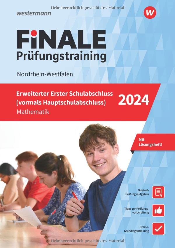 Martina Lenze - FiNALE Prüfungstraining Hauptschulabschluss Nordrhein-Westfalen: Mathematik 2024 Arbeitsbuch mit Lösungsheft - Preis vom 07.10.2026 11:45:10 h