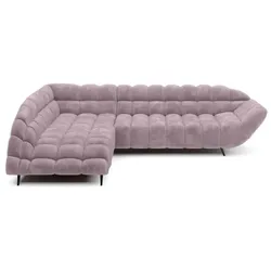 Ecksofa Gappa Stoff Rosa