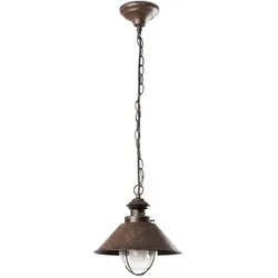 Faro Outdoor Pendelleuchte NÁUTICA 260 1xE27, IP33, rostbraun FAR-71138