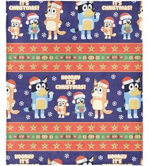 Bluey Christmas Silk Touch Throw Blanket