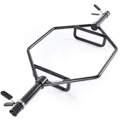 VEVOR Trap Bar Hexagon Hantelstange Langhantel mit rutschfestem Griff 50 mm 360 kg Tragkraft, Gewichtheben und Krafttrainingsgerät, Heimfitnessstudio für Kniebeugen Kreuzheben Schulterdrücken