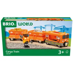 BRIO World - 36049 Güterzug | Zugset für Kinder ab 3 Jahren