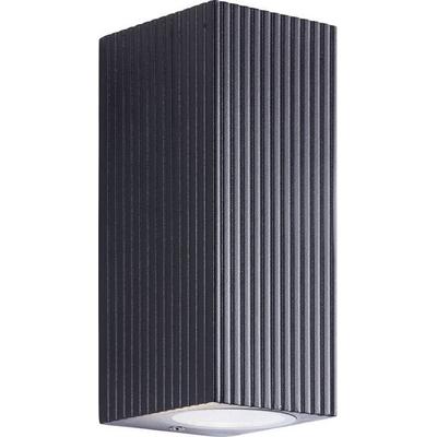 Brilliant Außenwandleuchte 40916/06 LED-Außenwandleuchte LED GU10 10 W Schwarz