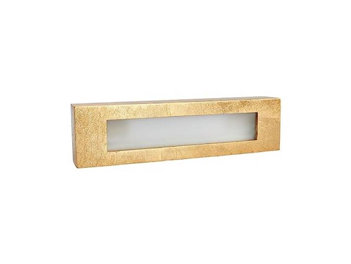 Lindby Gips Wandlampe in Gold, Up- and Downlight Effekt, Esszimmer, Küche Wandleuchte Gips 2 flammig für Wohnzimmer, Flur, Gipsleuchte Wand innen, IP20.