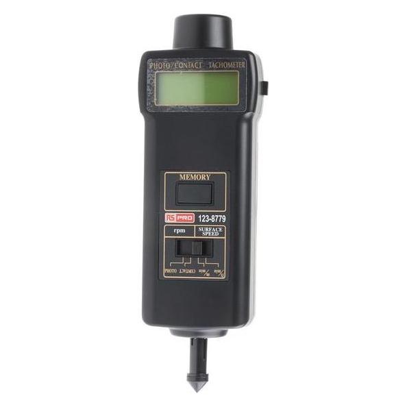 RS PRO 1 memory optical tachometer,5-99999 rpm (1238779)