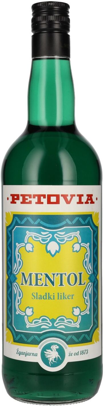 Petovia MENTOL Aromatiziran Sladki Liker 22% Vol. 1l