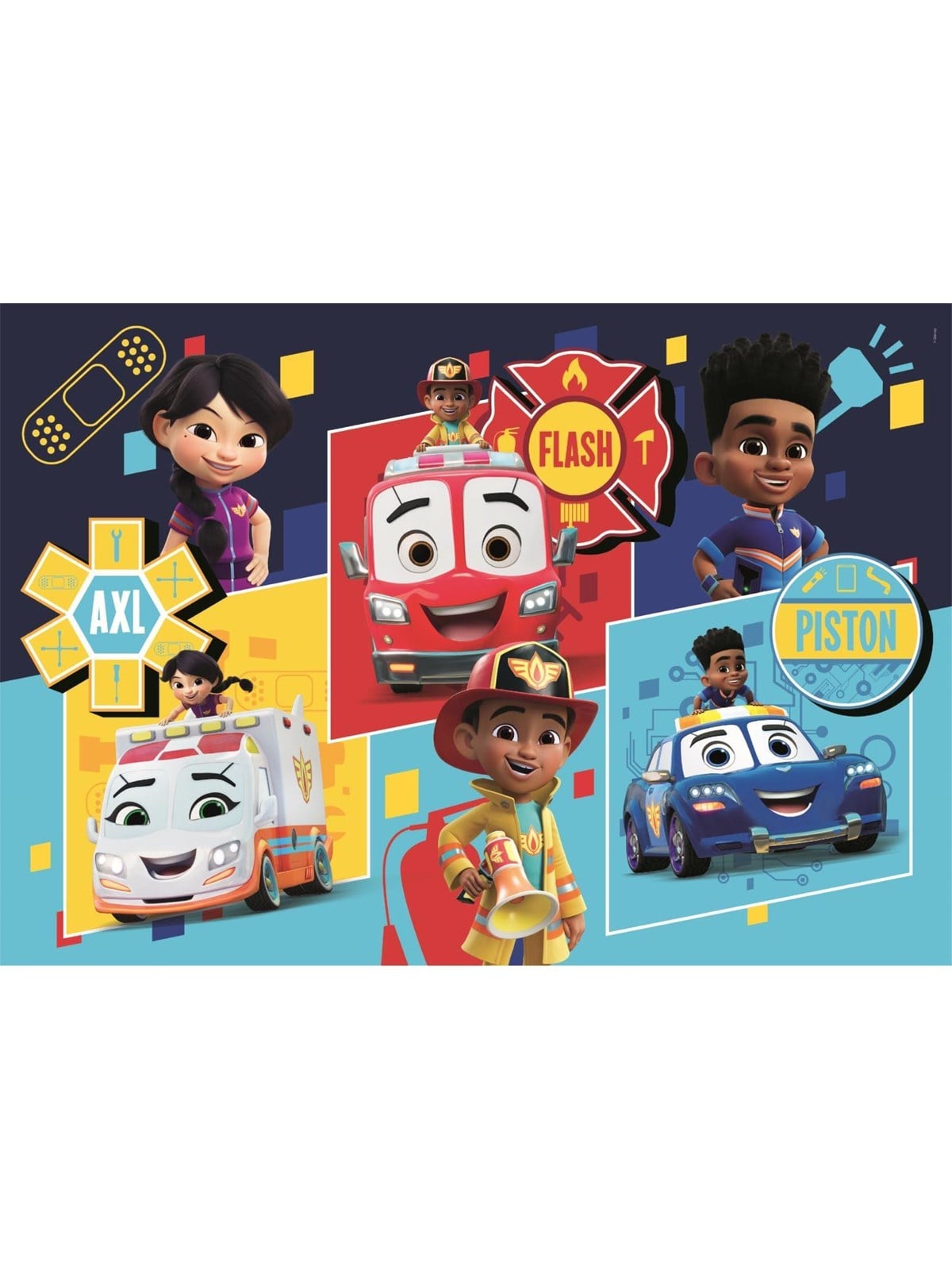 Clementoni Puzzle, Maxi Disney Rettungsfreunde 2D Puzzles