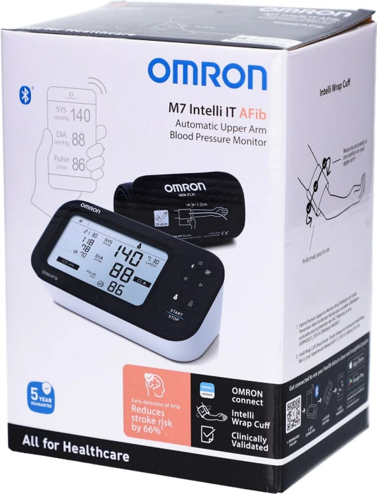 OMRON M7 Intelli IT Afib + Netzteil, Set