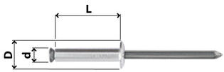 FAR Rivetti Testa Cilindrica Inox A2 / Inox A2