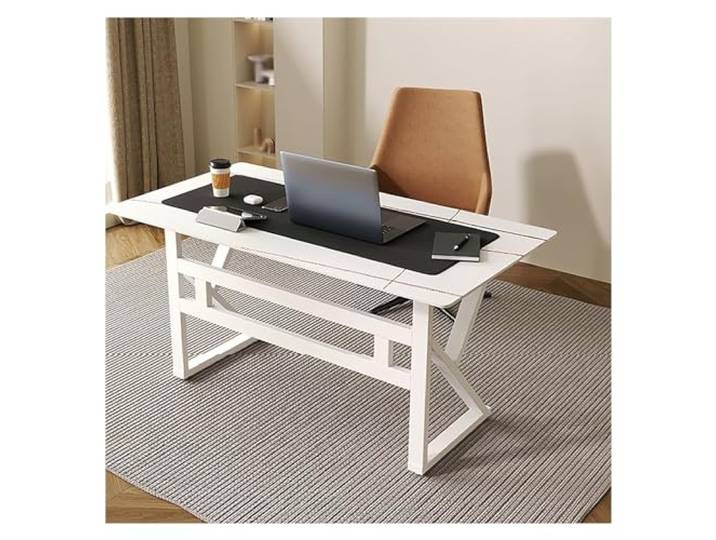 JIiopCFegh Tischbeine, Couchtischbein, DIY-Tischbein aus Eisen, hohes Metallbein for Möbel(White,110x70x72cm)