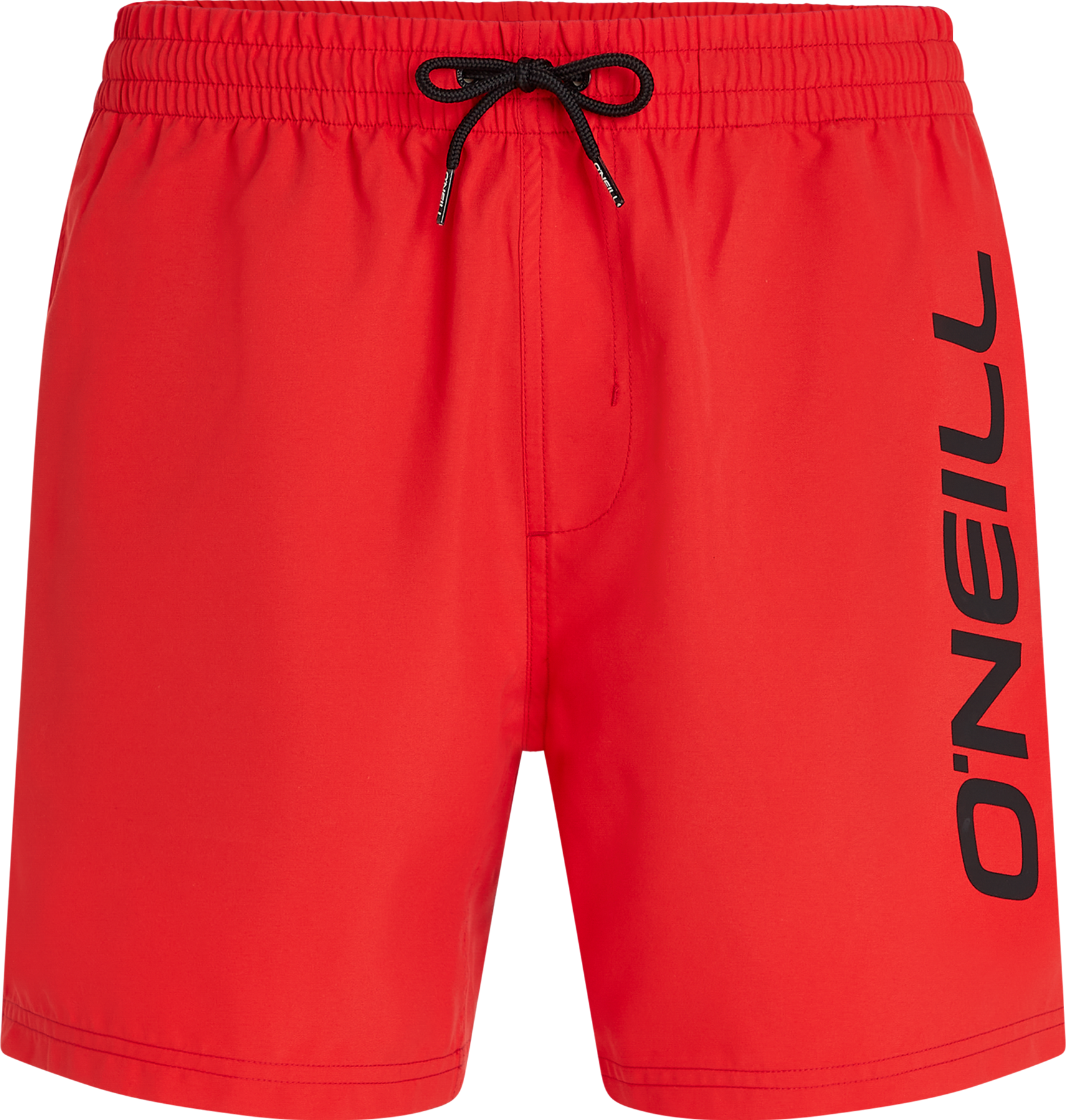 Badeshorts O'NEILL "CALI 16'' SWIMSHORTS", Herren, Gr. L, N-Gr, rot (high risk rot), Obermaterial: 100% Polyester, Badehosen Badeshorts, mit seitlichen Eingrifftaschen und Gesässtasche high risk rot L, N-Gr