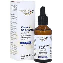 Vitamin D3 1000 I.E. pro Tag Tropfen zum 50 ml