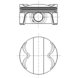 Kolben MAHLE 503 PI 00108 000 für Porsche Cayman Boxster Spyder