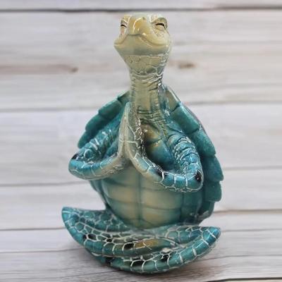 Meditation Turtle Resin Zen Decor Statue Meditation Turtle Resin Zen Decor Statue
