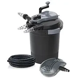 Heissner Teichaußenfilter-Set mit der Pumpe HFP3500 (FPU10000-00) Modell ab 2021