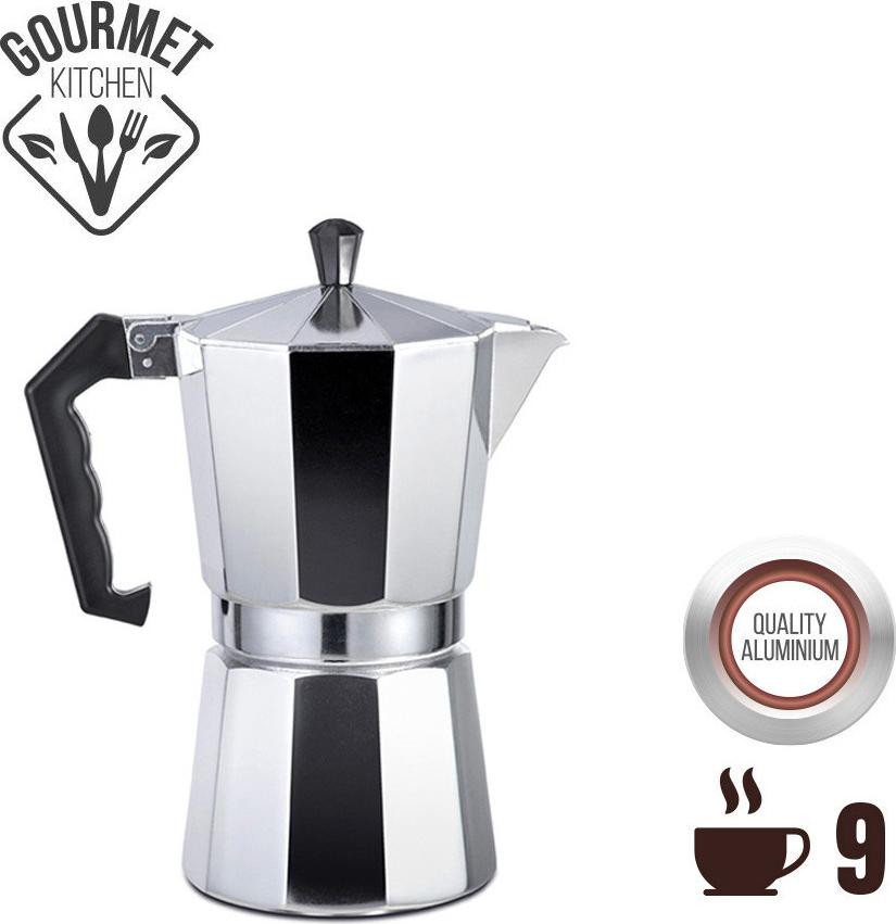 Edm Aluminium koffiefilter voor 9 kopjes