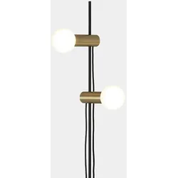 LEDS C4 Stehleuchte NUDE DOUBLE E27 15W MATTGold LEDS-25-8521-05-DN