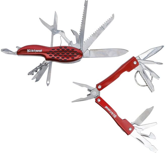 Jeu d’outils multifonctions inoxydable 2 pièces BGS ; BGS Do it yourself (50632)